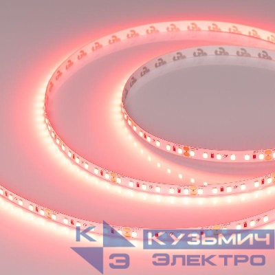 Лента светодиодная RT-A120-8mm 24V Scarlet 9.6Вт/м IP20 2835 (уп.5м) Arlight 043383