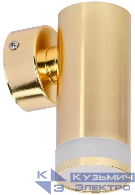 Светильник 4008 настенный под лампу GU10 золото IEK LT-UBB0-4008-GU10-1-K22