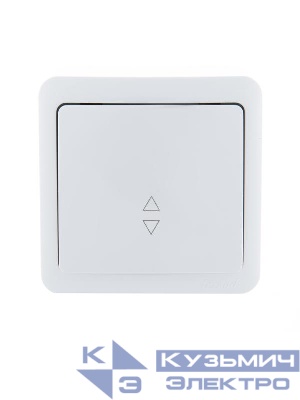 Переключатель проходной 1-кл. 1п ОП Viola 10А IP20 бел. LEZARD 751-0200-105