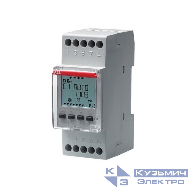 Реле времени цифр. недельное D1 ABB 2CSM258763R0621