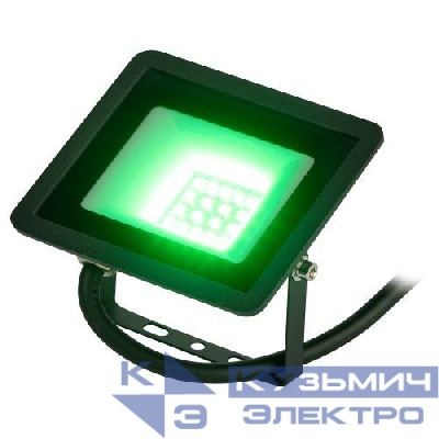 Прожектор светодиодный уличный LPR-025-GREEN-020 20Вт зел. свечение 2000лм IP65 Эра Б0064699