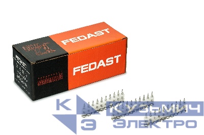 Гвозди для металла и непрочного бетона тип CN (2,7*22 мм винтовые, 1000 шт/уп) FEDAST
