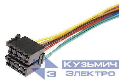 Разъем для автомагнитол "Евро" ISO сдвоенное гнездо АКУСТИКА+ПИТАНИЕ Rexant 16-0502