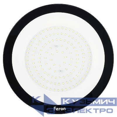 Светильник AL1007 100Вт 6400К IP65 AC 230В/50Гц 120град. 2835 SMD складской черн. FERON 52082