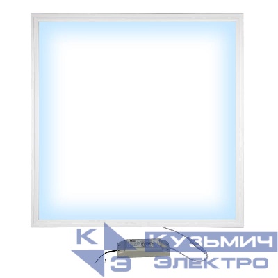Светильник светодиодный ULP-6060-36W/6500K EFFECTIVE WHITE 36Вт 6500К офисный потолочный встраив. опал. рассеив. с источником питания бел. Uniel UL-00004669