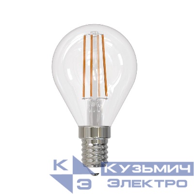 Лампа светодиодная LED-G45-9W/4000K/E14 /CL/DIM GLA01TR Air 9Вт 4000К нейтр. бел. диммир. (упак. картон) Uniel UL-00005192