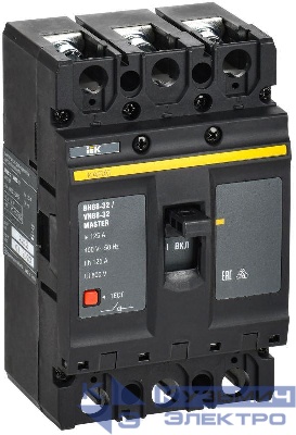 Выключатель-разъединитель 3п 125А ВН88-32 KARAT MASTER IEK KAM-VN10-3-0125