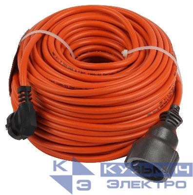 Удлинитель-шнур 1х50м с заземл. 16А IP20 UPx-1e-3х1.5-50m ПВС 3х1.5 (бухта) Эра Б0046819