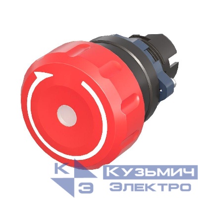 Головка кнопки аварийная грибовидная поворотная д.40 DKC M22E-MLLRP