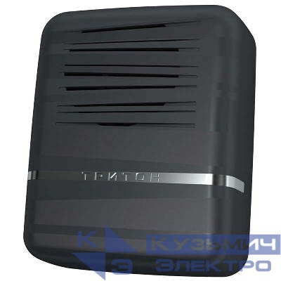 Звонок проводной Элегия аэропорт 220В 80-90дБА черн./серебр. МОНОМАХ ЭС-01