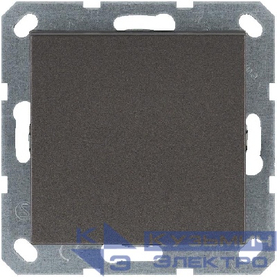 Кнопка звонка 1-кл. 10А IP20 механизм мокко Jasmart G3010Z