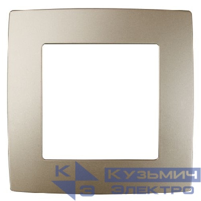 Рамка 1-м 12-5001-04 шампань ЭРА Б0014744