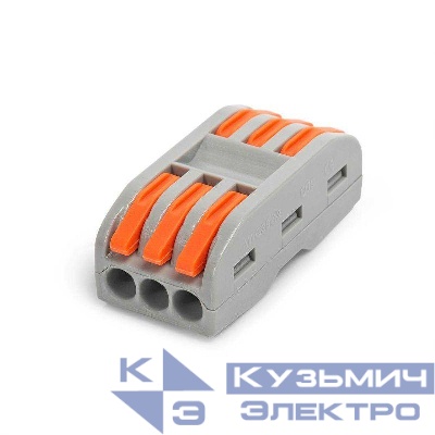 Клемма проходная СМК 222-2413 КВТ 87637