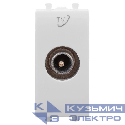 Розетка телевизионная проходная TV 1мод. Avanti "Белое облако" 16А DKC 4400511