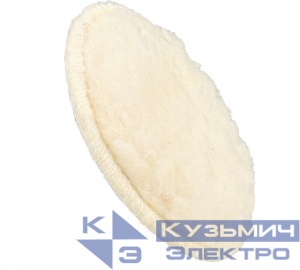 Diamond Industrial Круг полировальный 195 мм овчина натуральная на липучке стандарт Diamond Industrial 0