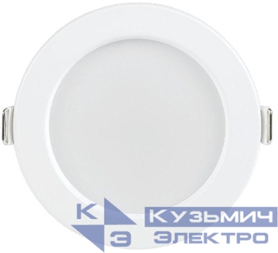 Светильник светодиодный ДВО 1612 9Вт 4000К IP20 встраив. круг бел. IEK LDVO0-1612-09-4000-K01