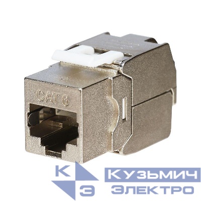 Модуль Keystone Jack RJ-45(8P8C) FTP экранир. кат.6 тип 180град. самозажимной PRO Rexant 02-0261