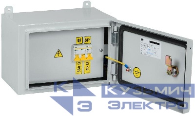 Ящик с понижающим трансформатором ЯТП 0.25 400/36В (3 авт. выкл.) УХЛ2 IP54 IEK MTT21-036-0251-54