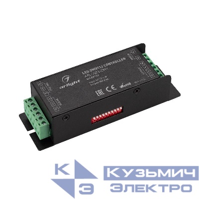 Декодер ARL-7022-DMX (12-24В 3х6А DMX512) (IP20 металл) Arlight 027153