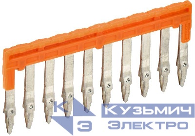 Перемычка гребенчатая для CP 2.5кв.мм 10PIN IEK YCT20-00-K03-002-EC-10P