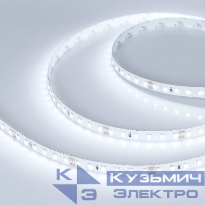 Лента светодиодная RT-A120-8mm 24V White 6000К 2835 9.6Вт/м IP20 (уп.5м) Arlight 010347(2)