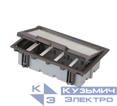 Люк на 6 CIMA-модулей (12 модулей 45х45мм) глубина 70-100мм посадка 210х300мм max 1000кг сер. Simon Connect SF670-1