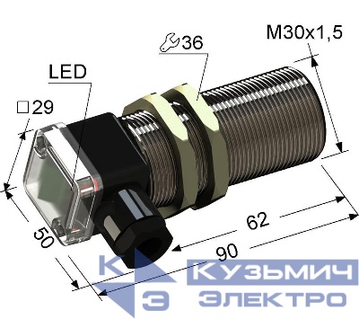 Выключатель бесконтактный PS2-30M90-10B74-B (ВБ2.30М.90.10.7.4.В) МЕГА-К A8010-80087774