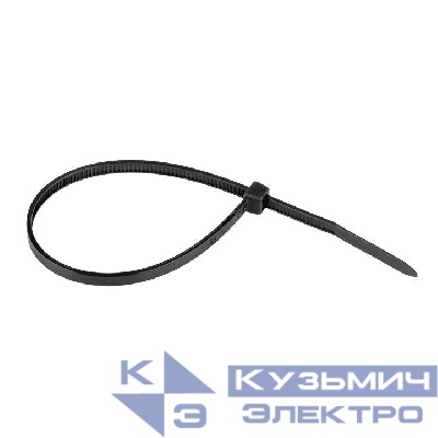 Хомут кабельный 3.6х180 нейл. черн. (уп.100шт) EKF plc-cb-3.6x180