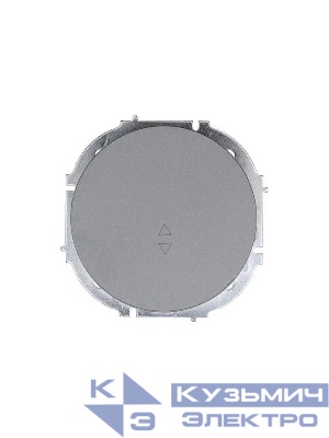 Выключатель проходной 1-кл. СП OSEN 10А IP20 механизм сер. матов. LEZARD 743-7488-105