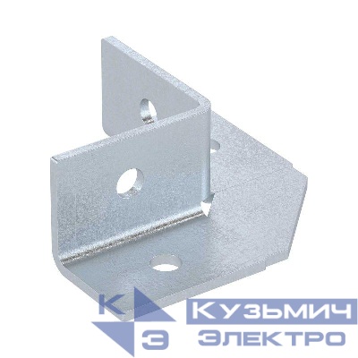 Уголок крепежный 90град. двухлучевой 4 отверстия DKC BMD1501