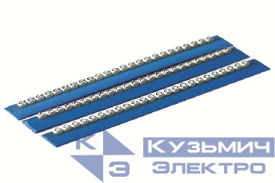 Планка маркировочная 2.3мм "R" черн./желт. (уп.5шт) DKC BL117MRRBY