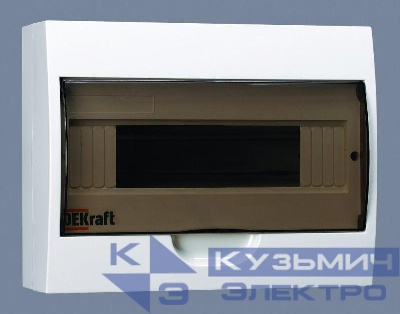 Корпус навесной ЩРН-П-12 12мод. IP41 пластик. DEKraft 31011DEK