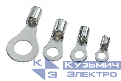 Кольцевой кабельный наконечник RNB 5,5-5 (НК d=5,3мм) 4-6мм2, неизолированный, 100 шт, NETKO Optima