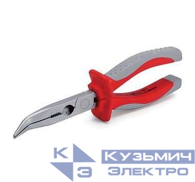 Длинногубцы изогнутые диэлектрические "Стандарт" 200мм КВТ 60473