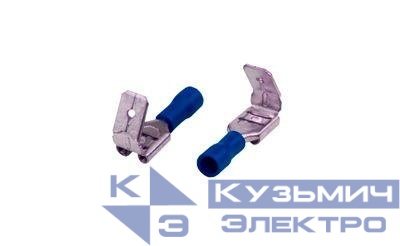 Клемма плоская изолир. (КПИ гнездо+штекер - 7.4мм+6.3мм) 1.5-2.5кв.мм (PDDD2-250) REXANT 08-0424