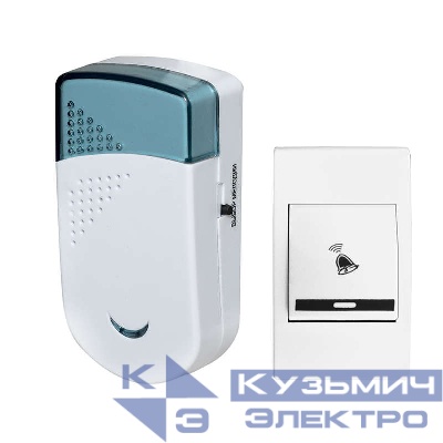 Звонок беспроводной Колибри 32 мелодии 100м 2AAAх1.5В МОНОМАХ КБ-01Б