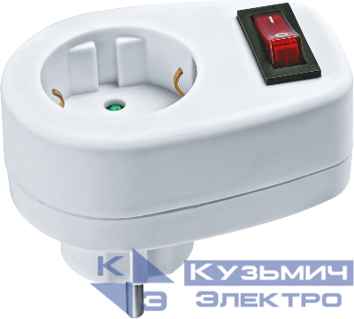 Переходник 1-м 94 669 NAD-1E-СS-WH с выкл. Navigator 94669