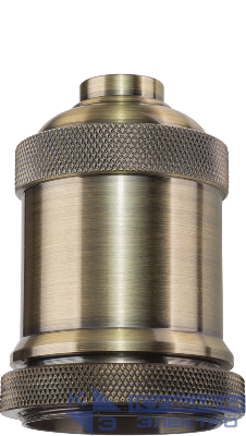 Патрон электрический 61 518 NLH-V01-007-E27 подвес. метал. чернен. бронз. Navigator 61518