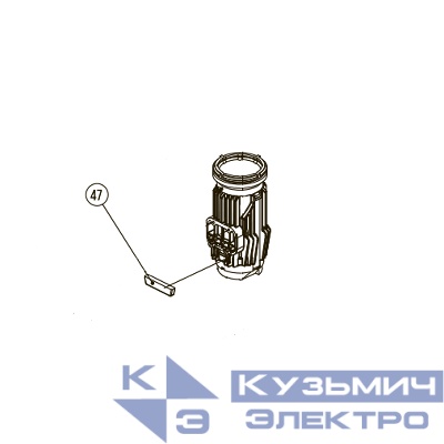 Запчасть №47 для Hybest GSR40A. Выпускной фильтрующий элемент