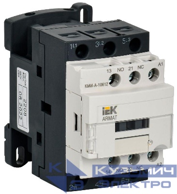 Контактор КМИ-А-10612 LC1D 6А кат. 110В AC 1НО+1НЗ AC-3 IEK AR-ACC-11-006-110-11