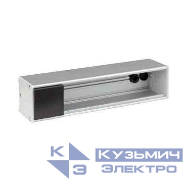 Офиблок LINE для 4-х мех. K45 с 4-мя выходами для кабеля графит Simon Connect KFC234-14