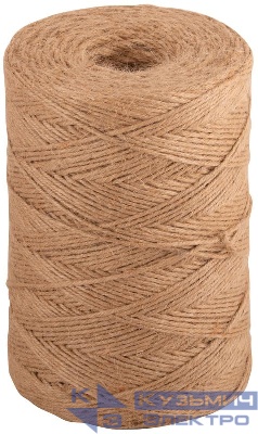 Шпагат джутовый 4-ниточный 1200 текс 500м КУРС 68265