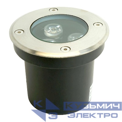 Светильник SP4111 3Вт 6400К IP67 100хH80мм 3LED внутр. d70мм тротуарный FERON 32013