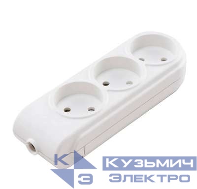 Колодка удлинителя 3-м без заземл. защ. шторки Makel N3010000
