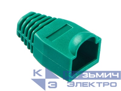 Изолирующий колпачок для RJ45 зелёный, D-6 мм, 100шт, NETKO Optima