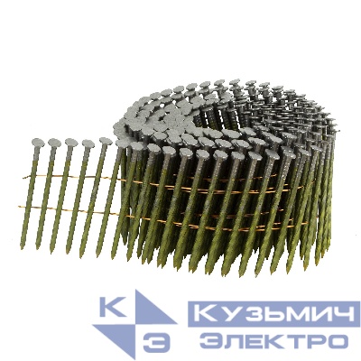 Барабанные гвозди по дереву тип CNW 31/90 BKSCH (винт.накат., 4500шт/уп)