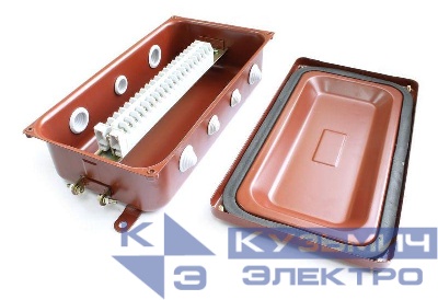 Коробка КМ 43-20 У3 IP43 ступенчатый ПВХ ввод ГОФРОМАТИК zeta30339