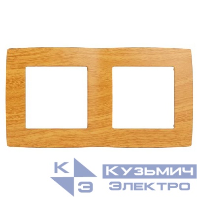 Рамка 2-м 12-5002-07 ольха ЭРА Б0014757