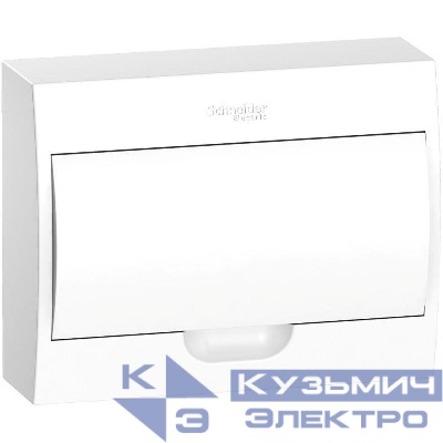 Бокс навесной ОП City9 Box 1 ряд 12мод IP40 IK07 63А 2 клеммы с бел. дверцей SE EZ9E112P2SRU