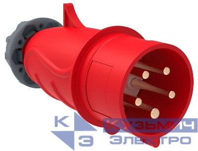 Вилка эл. каб. 16А 3P+PE+N 380В IP44 MAGNUM ССИ-015 IEK PSN02-016-5
